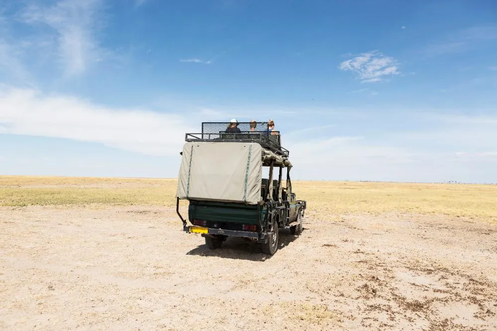 Safari Vehicles Kalahari Desert
